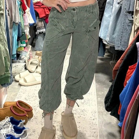 Free People Kauai Washed Pocket Pants - Picture 4 of 8